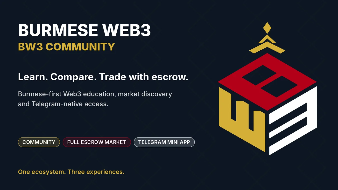 Burmese WEB3 community brand artwork